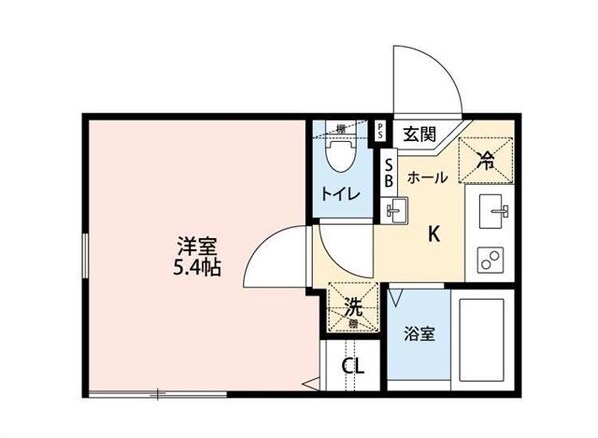 北千住駅 徒歩8分 1階の物件間取画像